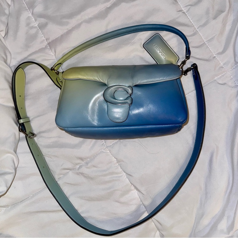 Coach Gradient Blue and Green Crossbody Bag